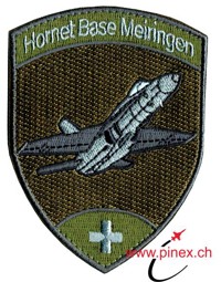 Bild von F/A-18 Hornet Base Meiringen oliv Armee 21 Abzeichen
